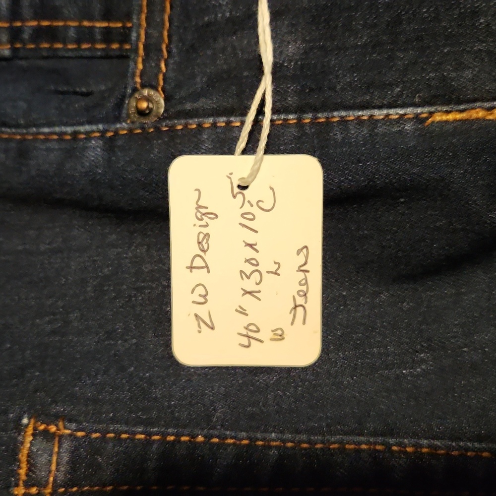 Z W Design Jeans 40"W×30"L×10.5C EUC - Picture 9 of 9